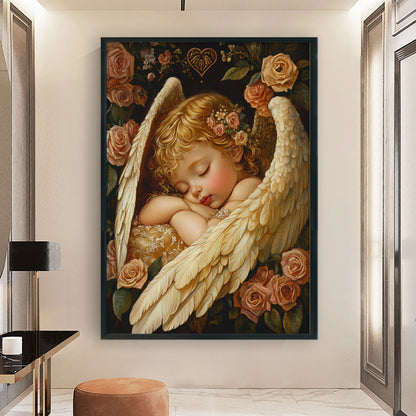 Meeting An Angel - 11CT Stamped Cross Stitch 50*70CM (Mona Lisa Brand)