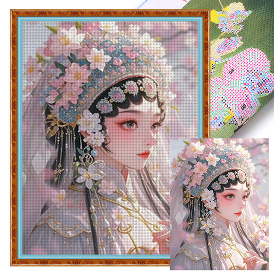 Leading Actress - 11CT Stamped Cross Stitch 65*85CM (Mona Lisa Brand)