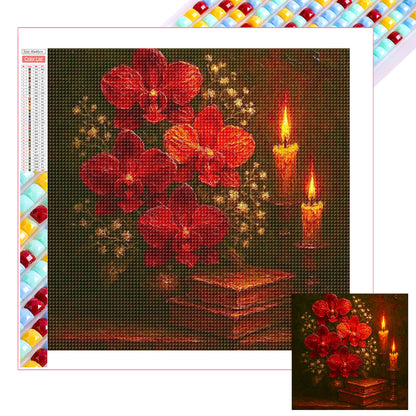 Christmas Red - Full Square Drill Diamond Painting 30*30CM