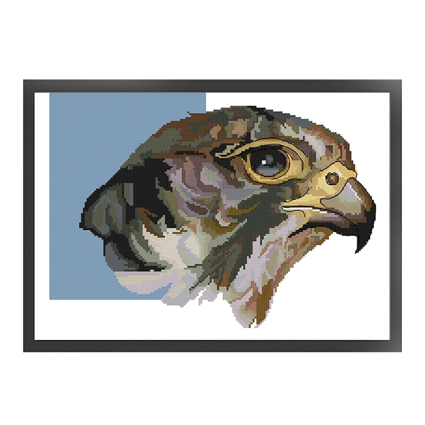 Falcon - 14CT Stamped Cross Stitch 42*31CM (Joy Sunday)
