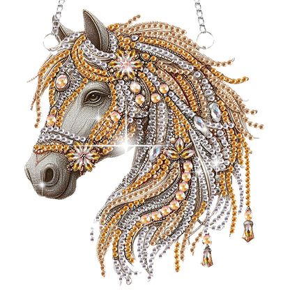 4pcs Animals DIY 2D Flat Special Shaped Diamond Painting Kits Pendant Home Decor