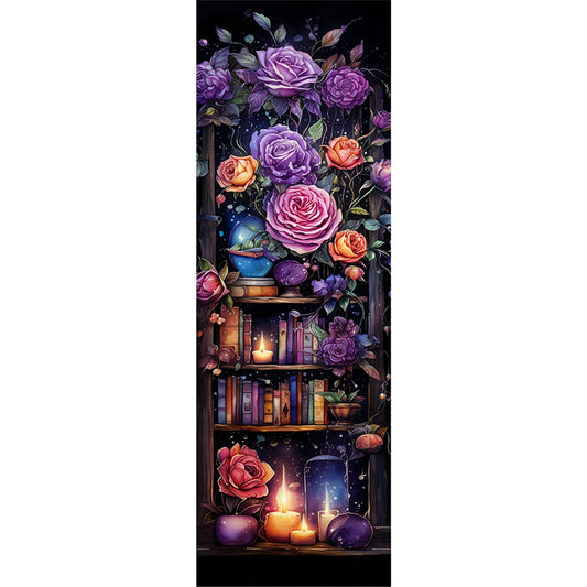 Bookshelf - Full Round Drill Diamond Painting 30*90CM