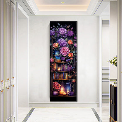 Bookshelf - Full Round Drill Diamond Painting 30*90CM