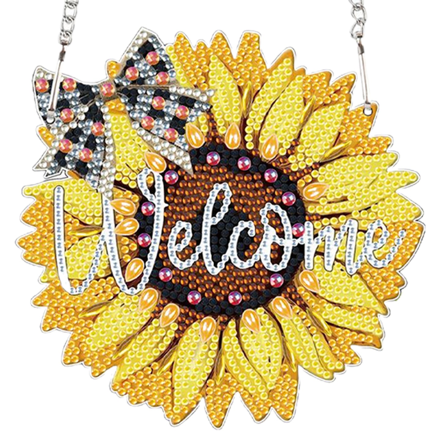 4pcs Summer Atmosphere DIY 2D Flat Special Shaped Diamond Painting Kits Pendant