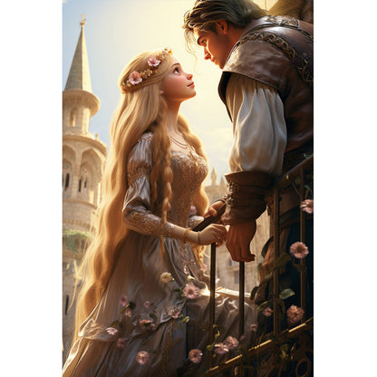 Rapunzel - Full Round Drill Diamond Painting 40*60CM