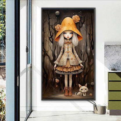 Little Girl - Full Round Drill Diamond Painting 40*70CM