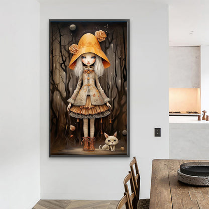 Little Girl - Full Round Drill Diamond Painting 40*70CM