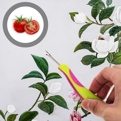 Fruit Magnetic Acrylic Needle Minder for Cross Stitch Embroidery Sewing Needle