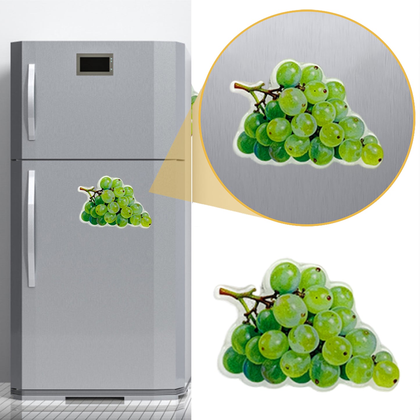 Fruit Magnetic Acrylic Needle Minder for Cross Stitch Embroidery Sewing Needle