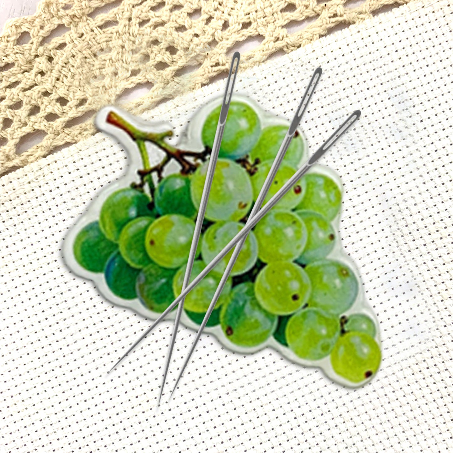 Fruit Magnetic Acrylic Needle Minder for Cross Stitch Embroidery Sewing Needle