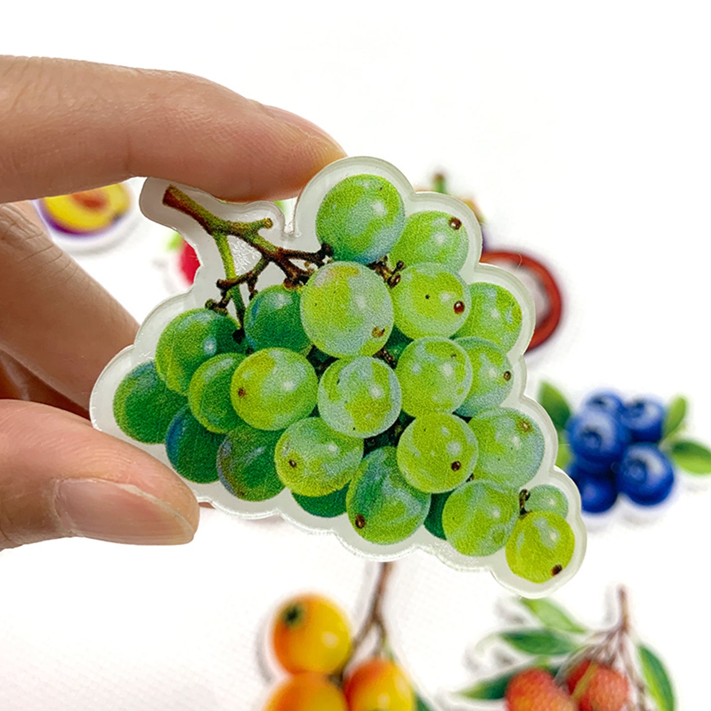 Fruit Magnetic Acrylic Needle Minder for Cross Stitch Embroidery Sewing Needle