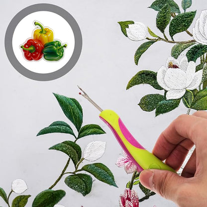 Fruit Magnetic Acrylic Needle Minder for Cross Stitch Embroidery Sewing Needle