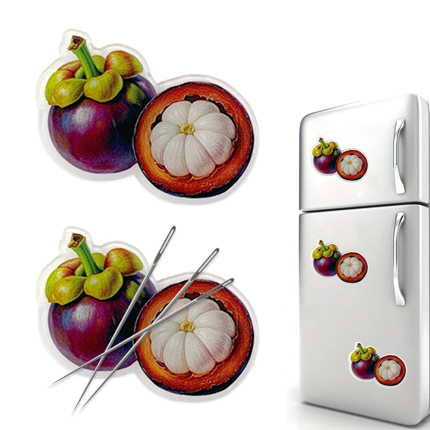 Fruit Magnetic Acrylic Needle Minder for Cross Stitch Embroidery Sewing Needle