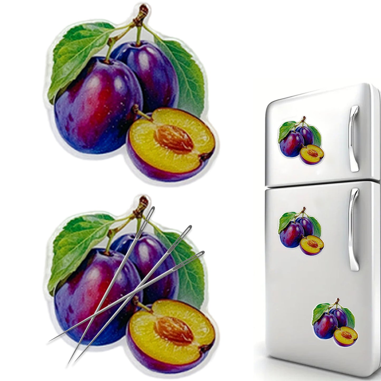 Fruit Magnetic Acrylic Needle Minder for Cross Stitch Embroidery Sewing Needle