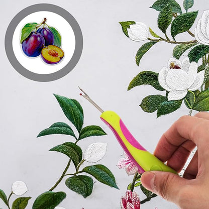 Fruit Magnetic Acrylic Needle Minder for Cross Stitch Embroidery Sewing Needle