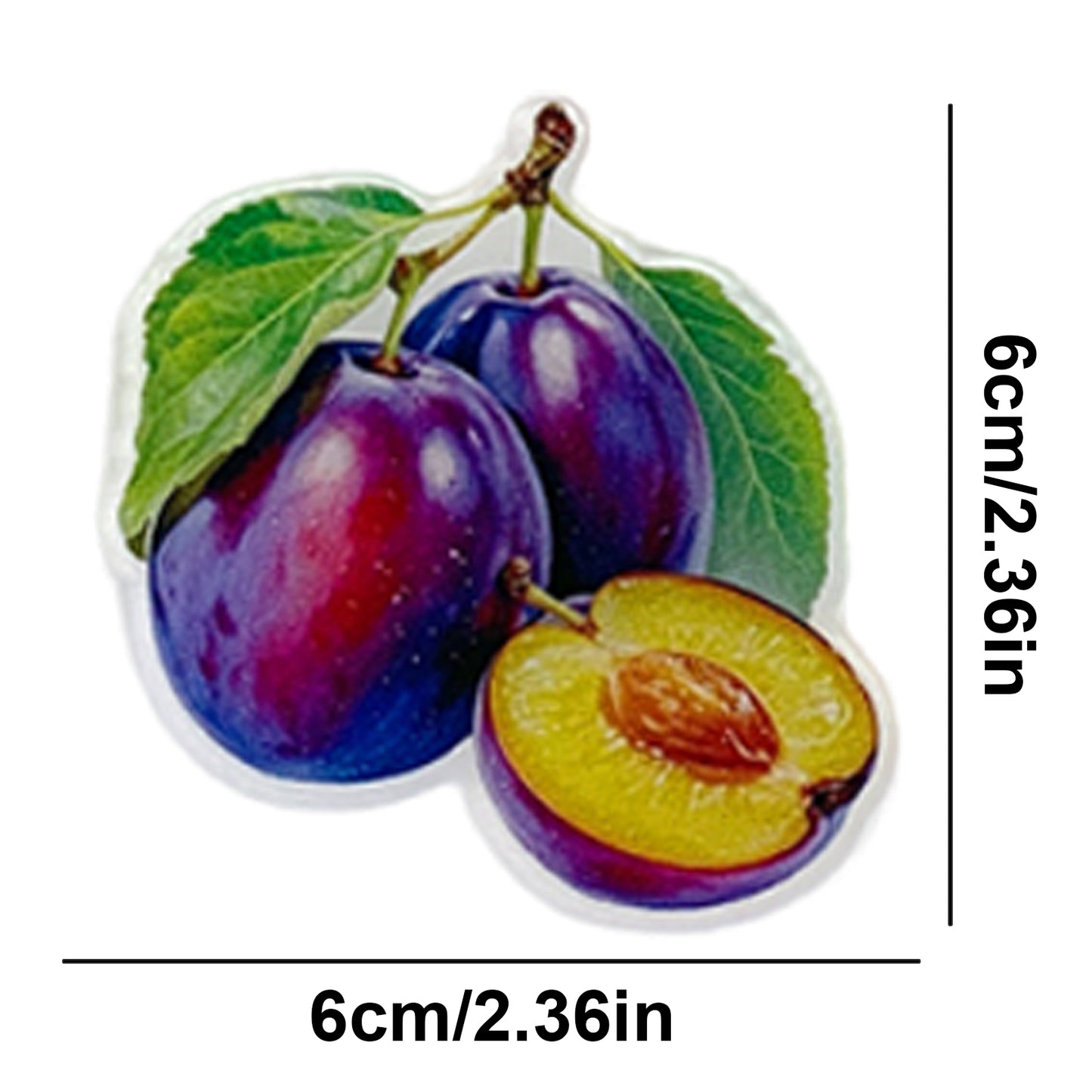 Fruit Magnetic Acrylic Needle Minder for Cross Stitch Embroidery Sewing Needle