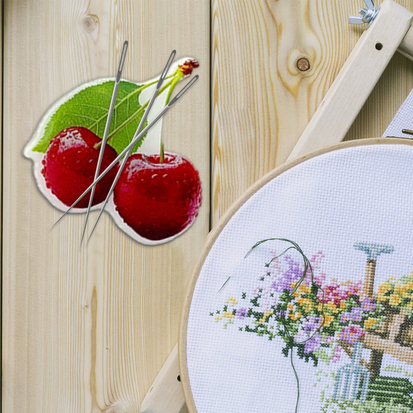 Fruit Magnetic Acrylic Needle Minder for Cross Stitch Embroidery Sewing Needle