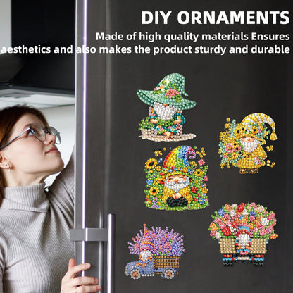 15pcs Goblins 2D Acrylic DIY Special-Shaped Diamond Art Fridge Magnet Kit Decor