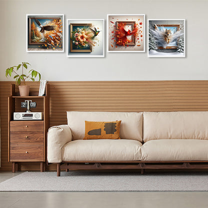 Animals - Full Round Drill Diamond Painting 30*30CM