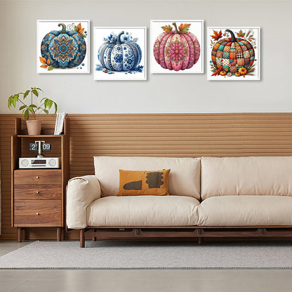 Pumpkins - Full Round Drill Diamond Painting 30*30CM
