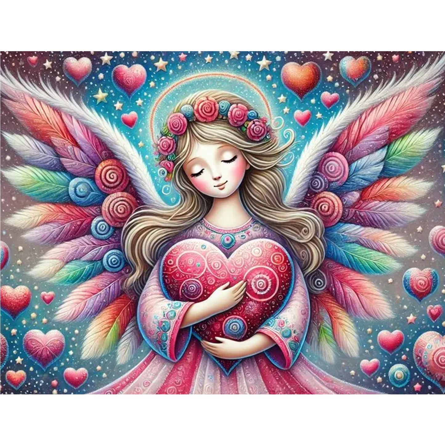 Girls - Full Round Drill Diamond Painting 50*65CM