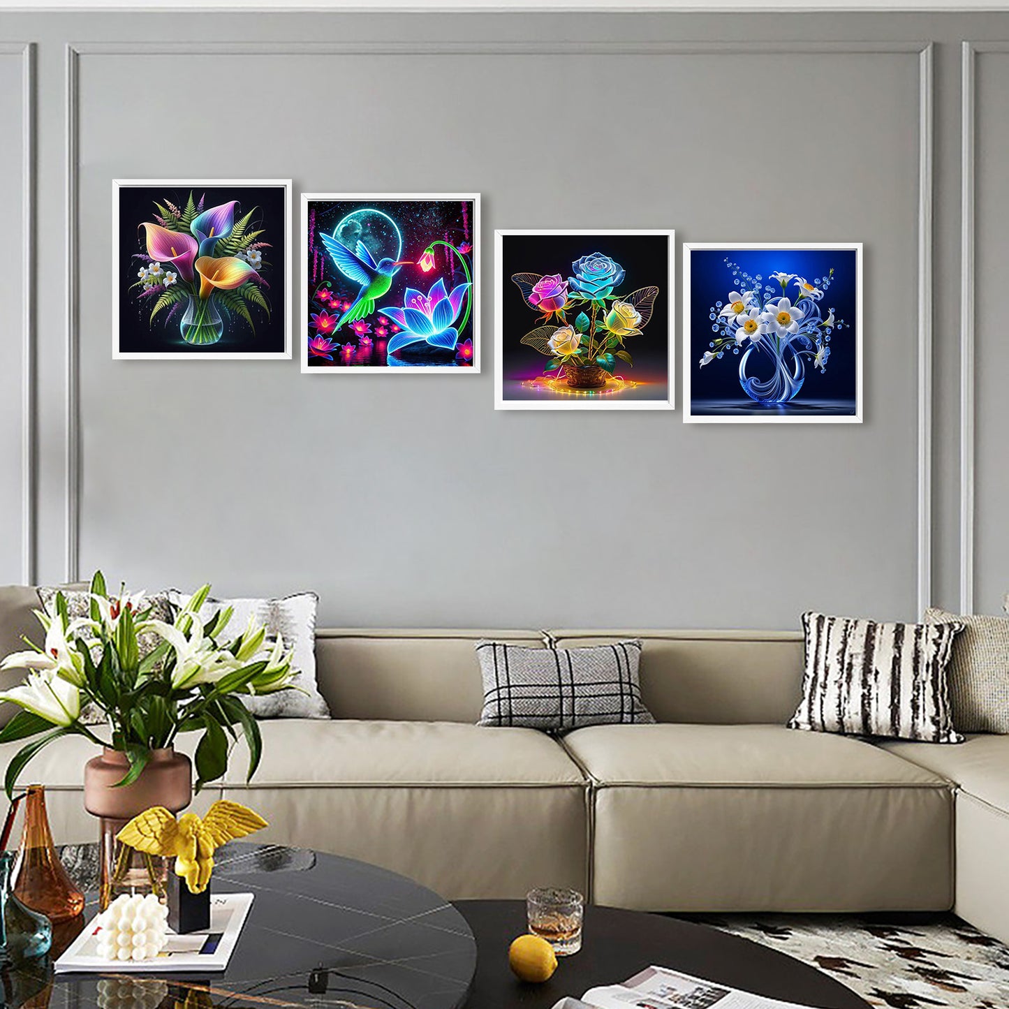 Flowers And Birds - Full Round Drill Diamond Painting 30*30CM