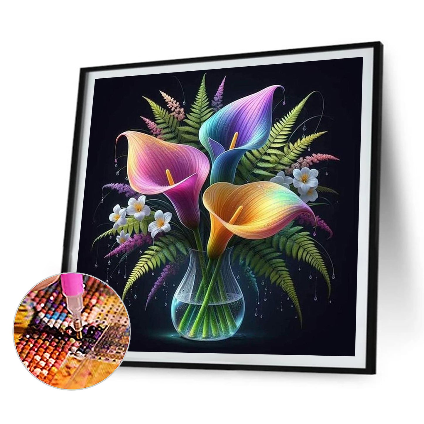 Flowers And Birds - Full Round Drill Diamond Painting 30*30CM