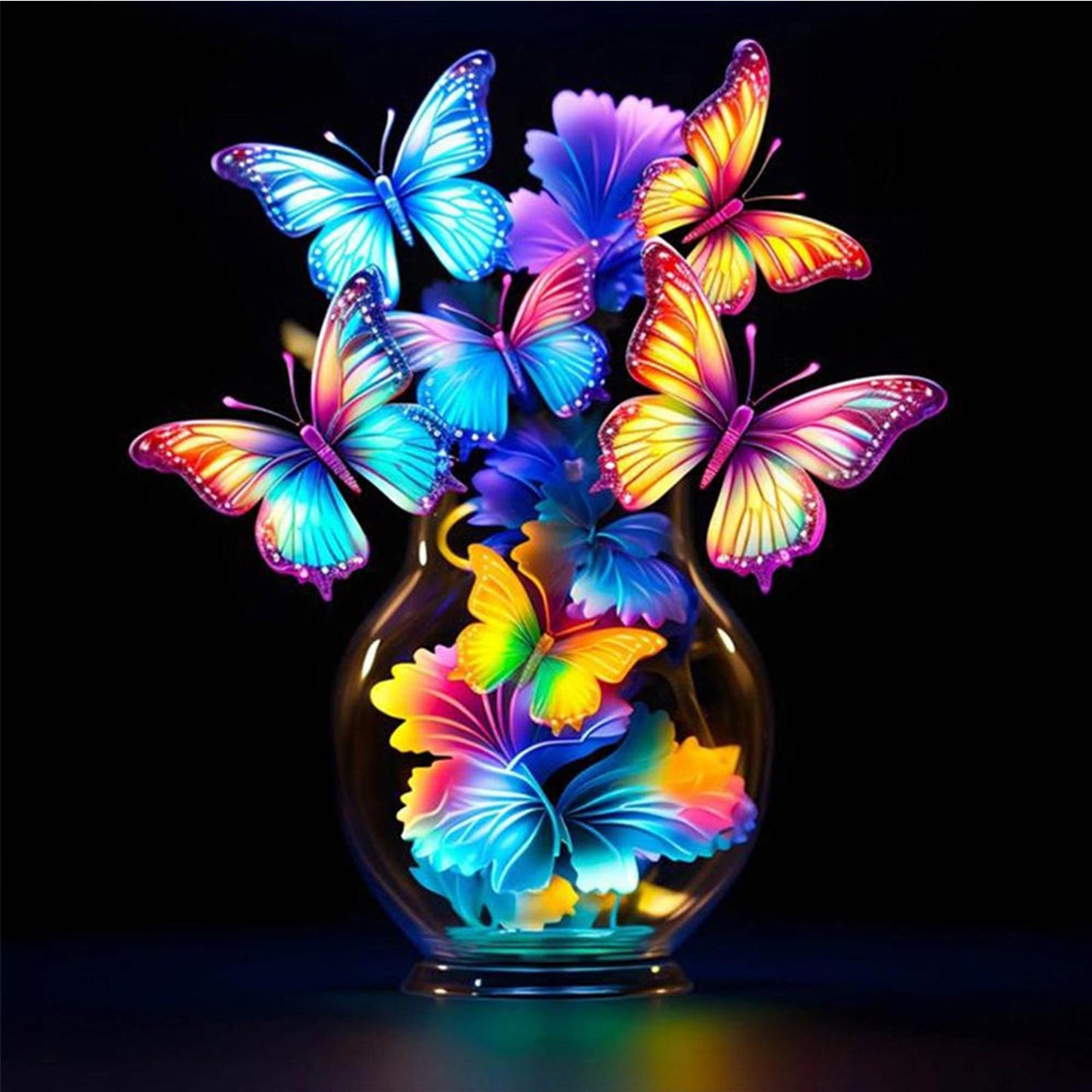 Flowers And Birds - Full Round Drill Diamond Painting 30*30CM