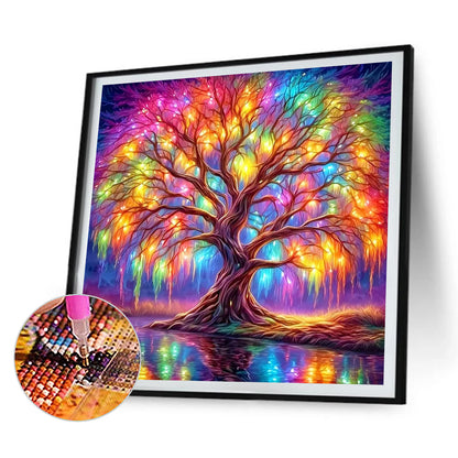 Trees - Full Round Drill Diamond Painting 30*30CM