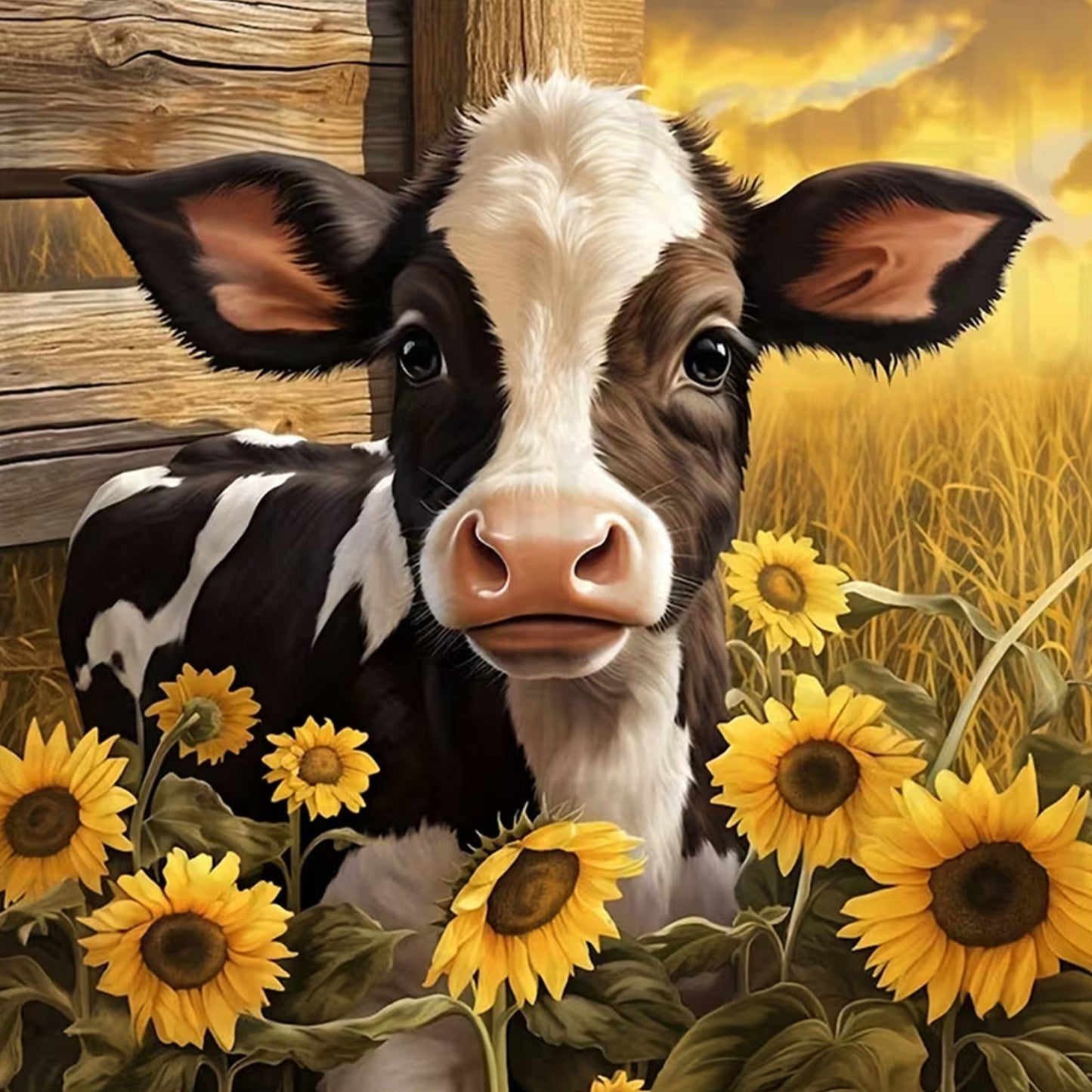 Animals - Full Round Drill Diamond Painting 30*30CM