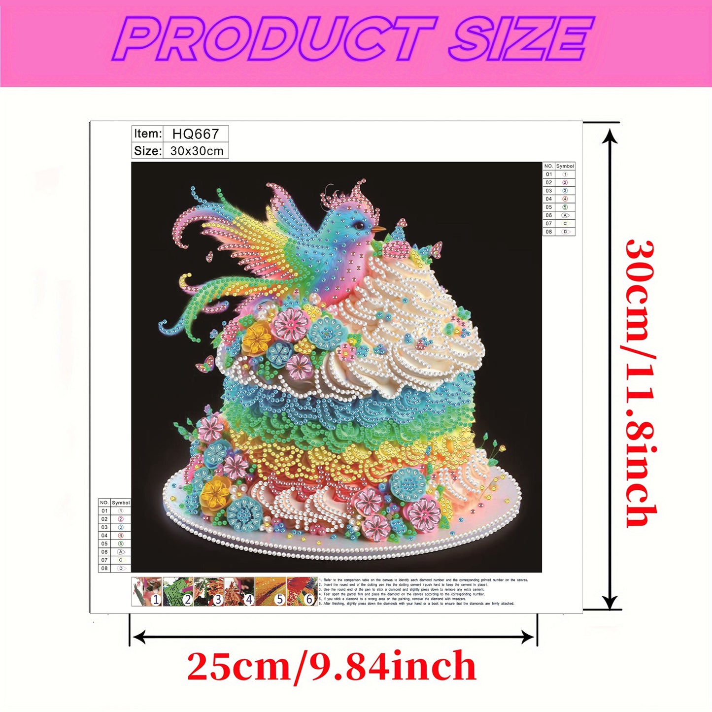 Cakes And Sweets - Special Shaped Drill Diamond Painting 30*30CM