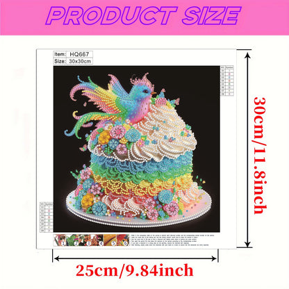 Cakes And Sweets - Special Shaped Drill Diamond Painting 30*30CM