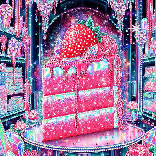 Cakes And Sweets - Special Shaped Drill Diamond Painting 30*30CM