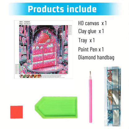 Cakes And Sweets - Special Shaped Drill Diamond Painting 30*30CM
