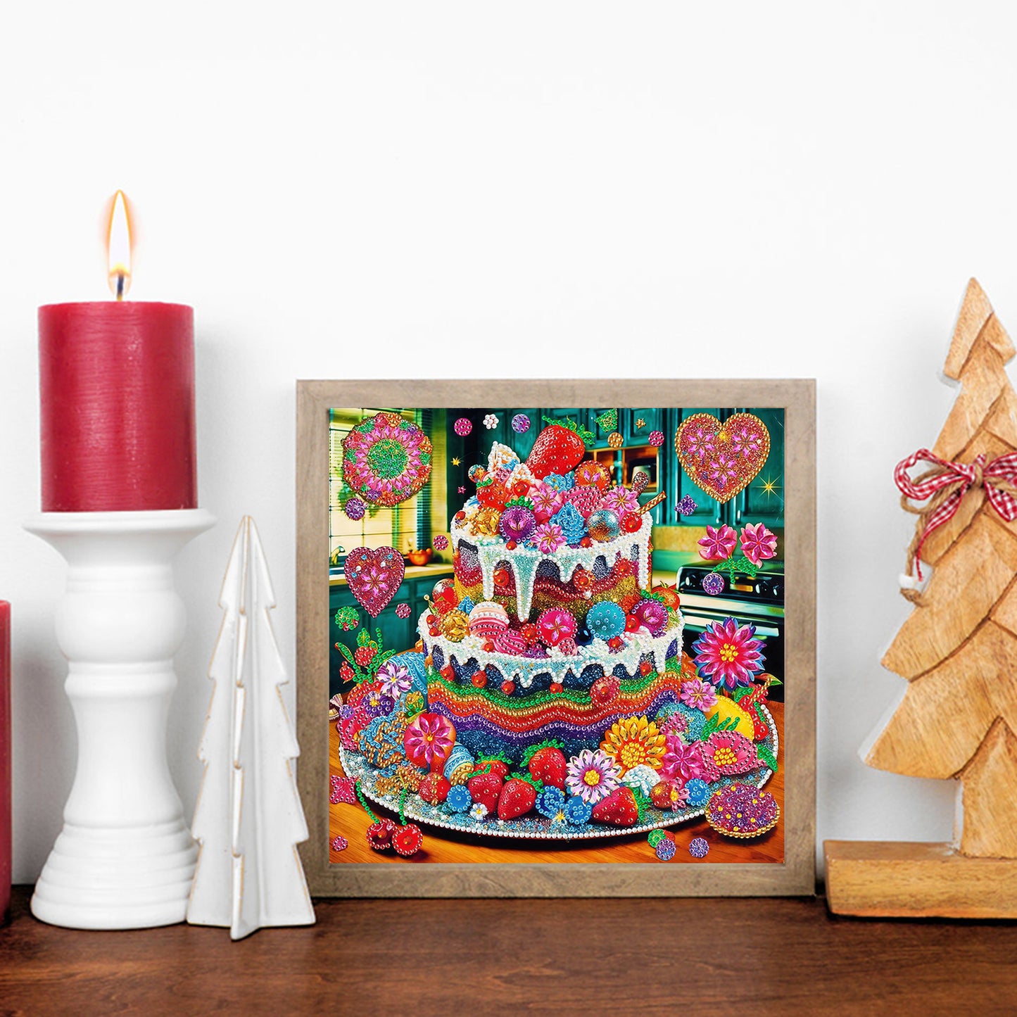 Cakes And Sweets - Special Shaped Drill Diamond Painting 30*30CM