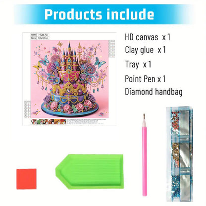 Cakes And Sweets - Special Shaped Drill Diamond Painting 30*30CM
