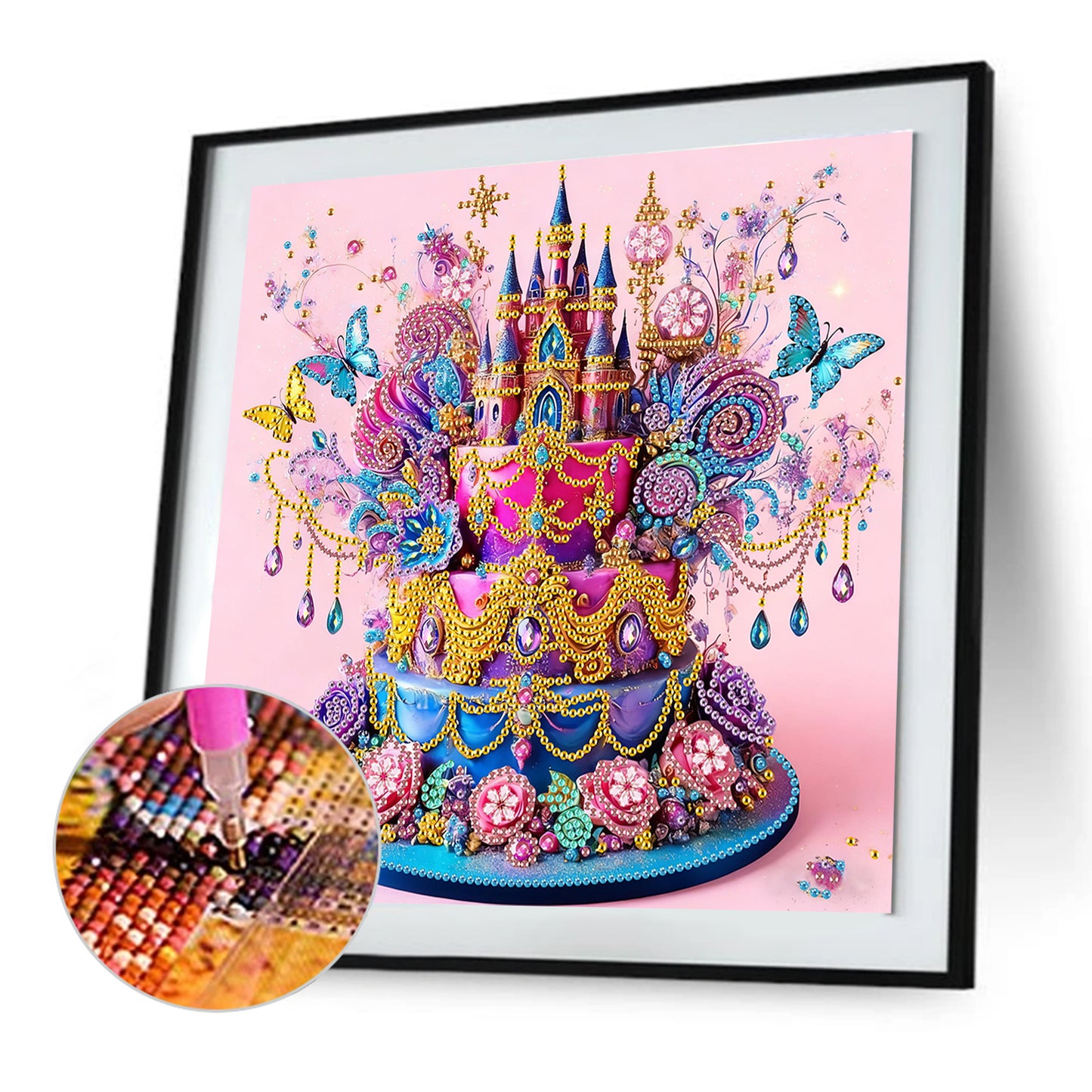 Cakes And Sweets - Special Shaped Drill Diamond Painting 30*30CM