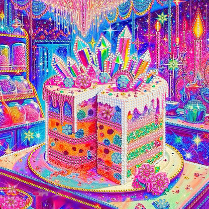 Cakes And Sweets - Special Shaped Drill Diamond Painting 30*30CM
