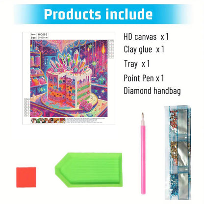 Cakes And Sweets - Special Shaped Drill Diamond Painting 30*30CM