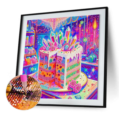 Cakes And Sweets - Special Shaped Drill Diamond Painting 30*30CM