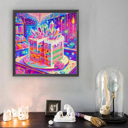 Cakes And Sweets - Special Shaped Drill Diamond Painting 30*30CM