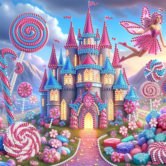 Houses And Castles - Special Shaped Drill Diamond Painting 30*30CM