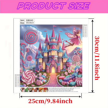 Houses And Castles - Special Shaped Drill Diamond Painting 30*30CM
