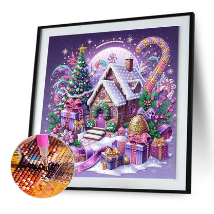 Winter Houses - Special Shaped Drill Diamond Painting 30*30CM