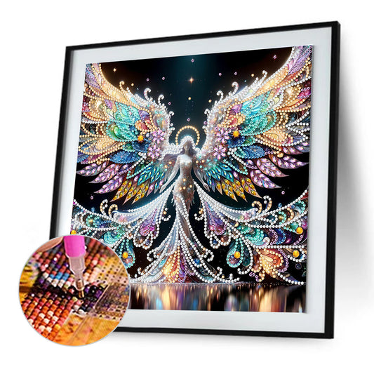 Winged Fairy Girl - Special Shaped Drill Diamond Painting 30*30CM