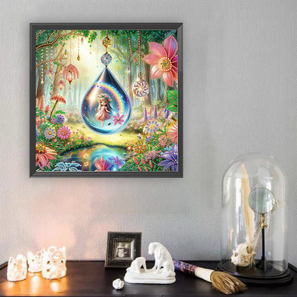 Forest Fairy Girl - Special Shaped Drill Diamond Painting 30*30CM