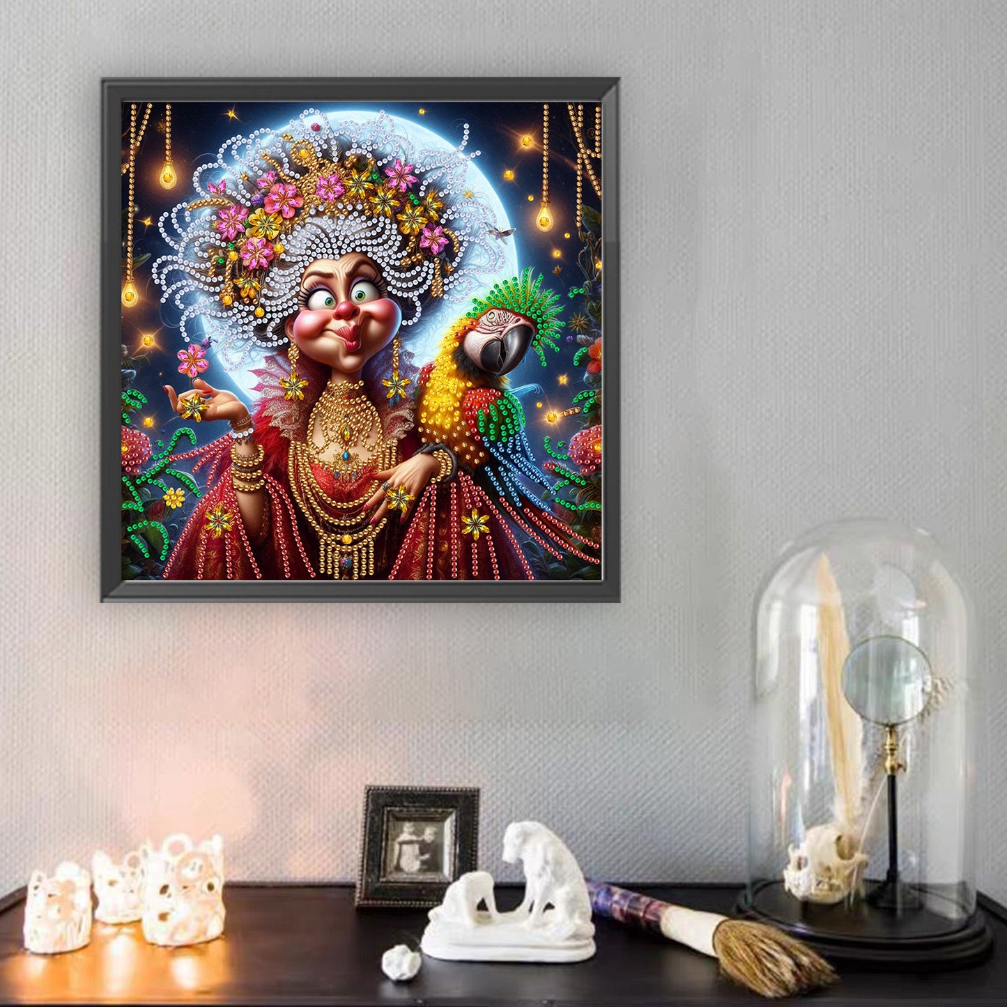 Cute Grandma - Special Shaped Drill Diamond Painting 30*30CM