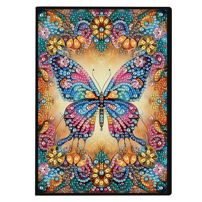 2pcs Animals Partial DIY 50 Pages A5 Diamond Painting Notebook for Study Home