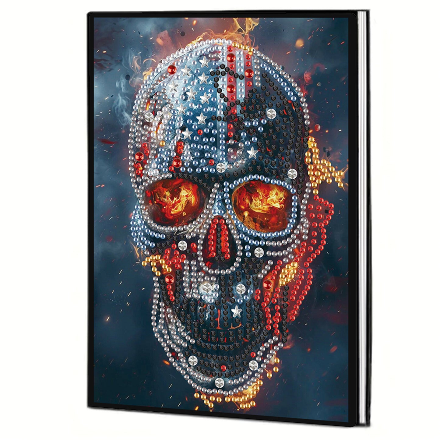 2pcs Human Head Partial DIY 50 Pages A5 Diamond Painting Notebook for Study Home