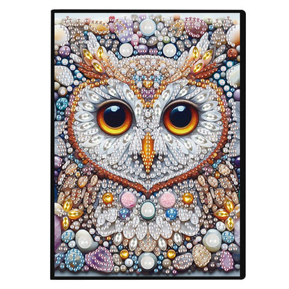 2pcs Owl Partial DIY 50 Pages A5 Diamond Painting Notebook for Study Drawing